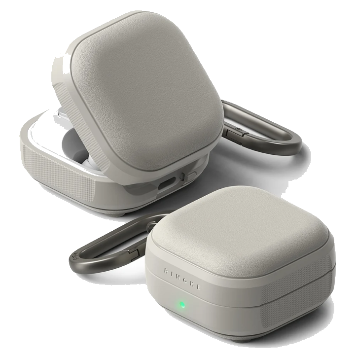Ringke Onyx Magnetic Hülle für Samsung Galaxy Buds4 / Buds4 Pro, Grau