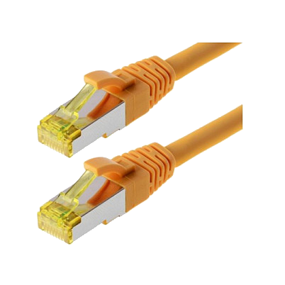 helos Patchkabel Cat.6a GHMT AWG 26/7 gelb 1,0m