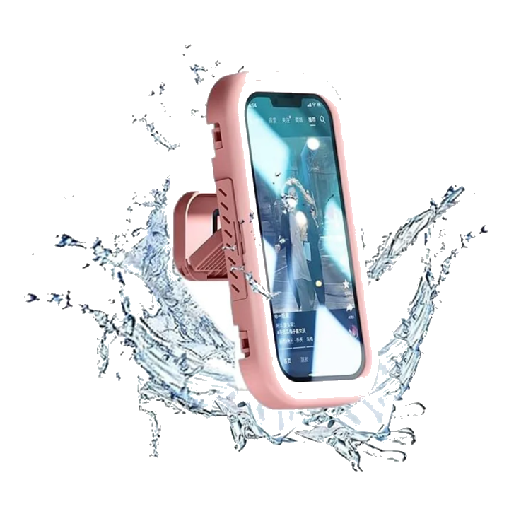 Wandgehäuse mit Touch-Membran Techsuit LC-999 für Telefon, Wasserdicht, Rosa