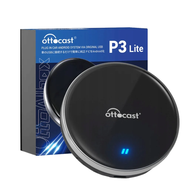 Carplay / Android Auto Wireless Adapter Ottocast OttoAibox P3 Lite für Apple iPhone / Android-Serie