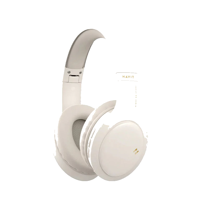Handsfree Bluetooth HAVIT H633BT, Multipoint, A2DP, Beige