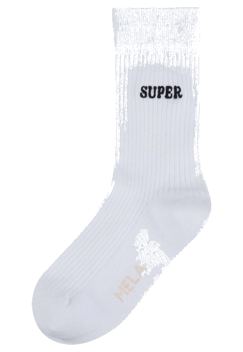 Gerippte Socken mit Stickerei, 1er Pack