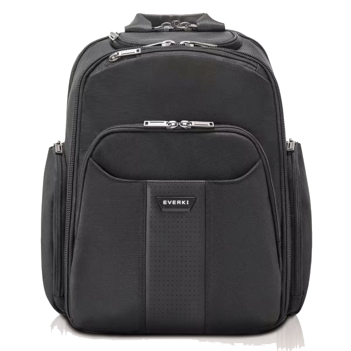 Everki Versa 2 Premium reisefreundlicher Laptop-Rucksack, bis 14,1-Zoll/MacBook Pro 15 Schwarz
