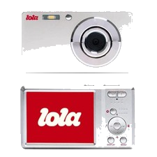 Ungeöffnete Lola Digitalkamera (silbernes Gehäuse)