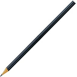 Qualitäts-Bleistift ohne Radiergummi, schwarz