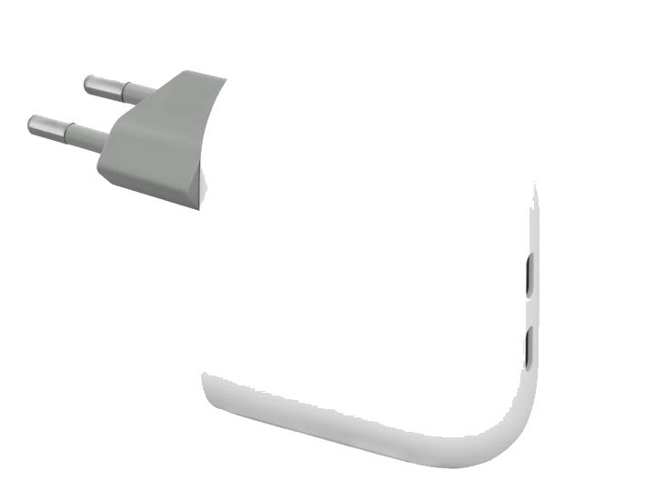 Google Netzladegerät, 67W, 4A, 2 x USB-C, Weiß GA09856-EU