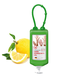 Handreinigungsgel, inkl. Druck auf Body Label, Bumper 50 ml, grün