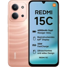 Xiaomi Redmi 15C 128 GB Twilight Orange Dual SIM Smartphone Handy Mobiltelefon