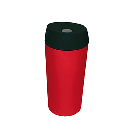 Edelstahl-Isolierbecher Style, 350 ml, rot glänzend