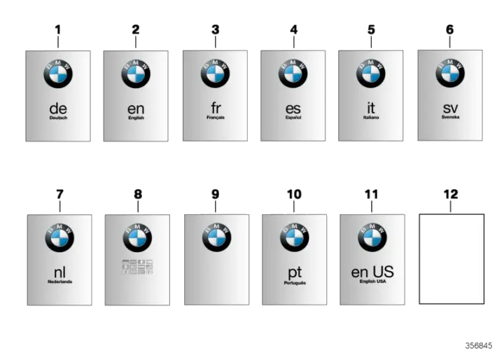 BMW Betriebsanleitung Deutsch 01408387920 - Bildposition 01