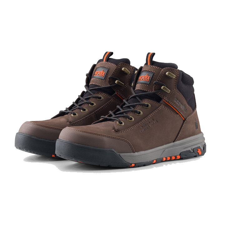 Scruffs Switchback 3 Premium Sicherheitsschuhe S3 Dunkelbraun 47