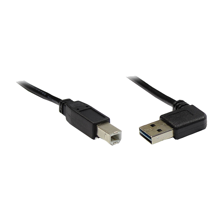 Alcasa USB 2.0 A/B, 3m USB cable