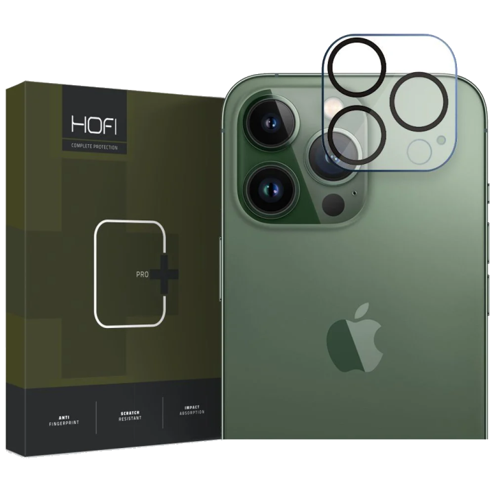 HOFI PRO+ Rückkamera-Schutzglas für Apple iPhone 14 Pro / 14 Pro Max | Schwarz