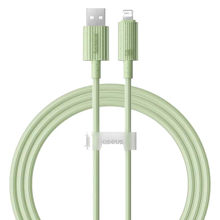Daten- und Ladekabel USB-A - Lightning Baseus Habitat, 18W, 2m, Grün P10360200631-01