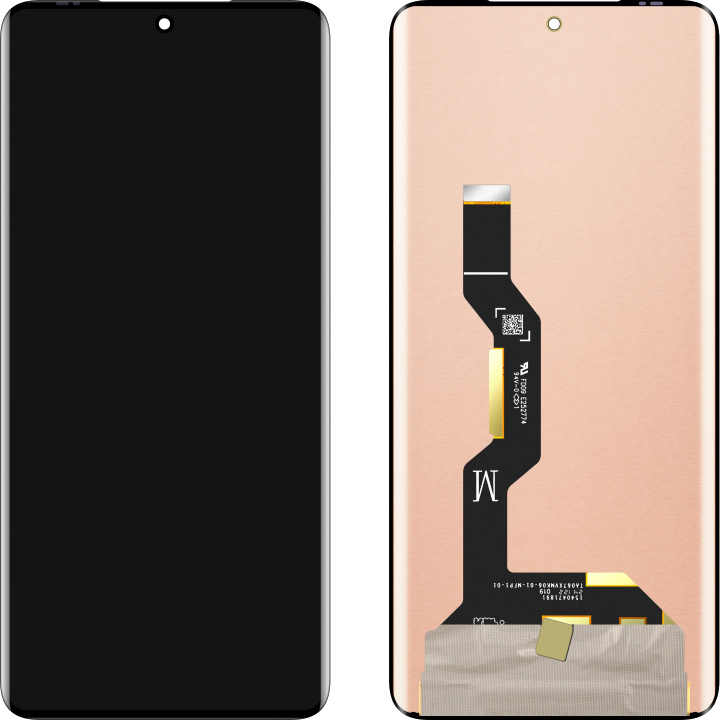 Display mit Touchscreen MP kompatibel mit Motorola Edge 50 / Edge 50 Pro, OLED-Version