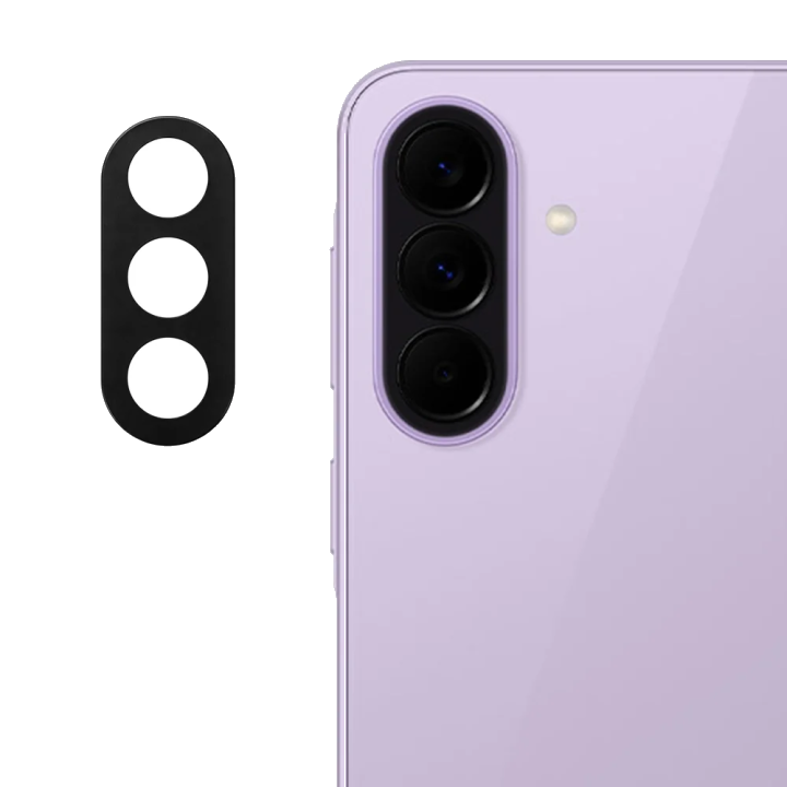 Schutzfolie Techsuit für die Rückkamera des Samsung Galaxy A37 5G, gehärtetes Glas, Schwarz