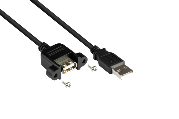 Good Connections USB2.0 Verlängerung A-Einbaub. A 1,8m
