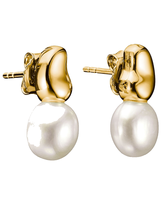 Thomas Sabo H2320-430-14 Ohrstecker mit Perlen Natural Beauty vergoldet Damen