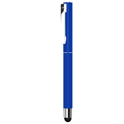 uma® Metall-Rollerball Straight, schwarze Mine, blau