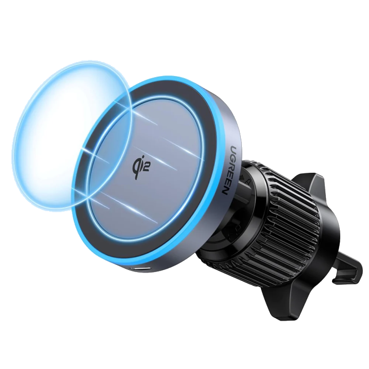 UGREEN W708 Kfz-Wireless-Ladegerät, 15W, 1.67A, Schwarz
