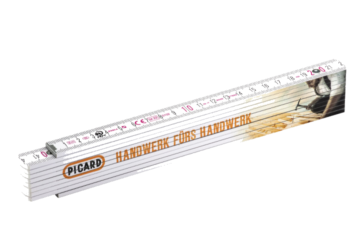 PICARD Gliedermaßstab Zollstock 200 cm aus Holz Nr. 71510