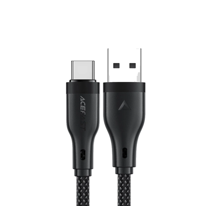 Daten- und Ladekabel USB-A - USB-C Acefast C8-04, 18W, 1.2m, Schwarz