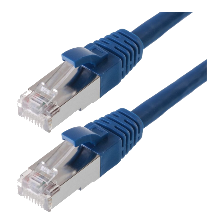 helos Patchkabel Cat.6 GHMT AWG 27/7 blau 2,0 m