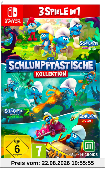 Die Schlumpftastische Kollektion - 3 Spiele in 1 Nintendo Switch-Spiel