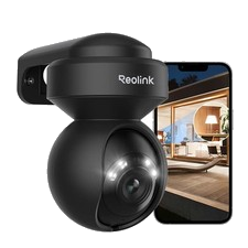 Reolink E1 Outdoor 5MP 2,4/5GHz WLAN PTZ Überwachungskamera Vollfarb-Nachtsicht