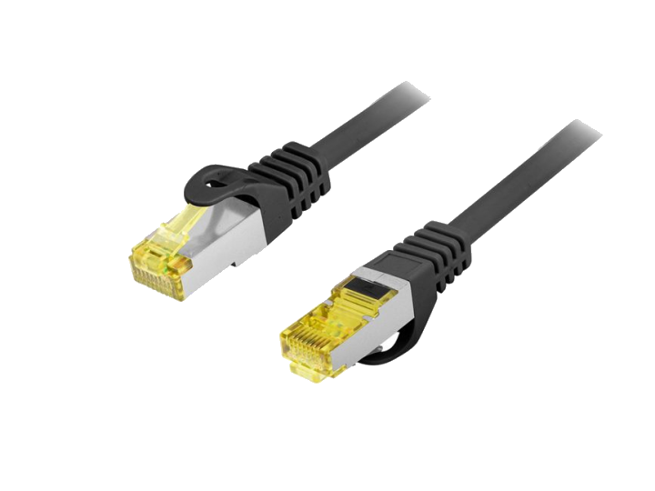 Equip Patchkabel Cat6A Outd.S/FTP 2xRJ45 0.25m schwarz LSZH Polybeutel