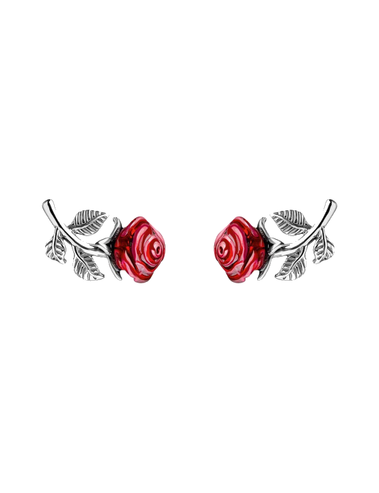Thomas Sabo H2314-664-10 Silberne Ohrstecker Roses Romance Damen