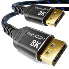 2m DisplayPort Kabel 1.4 DP Kabel 8K@60Hz 4K@165Hz UHD WQHD HDR Monitor Beamer