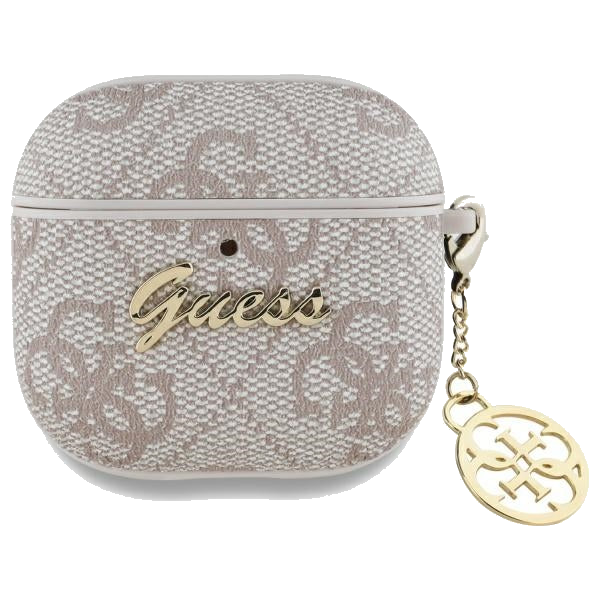 Guess 4G Charm Hülle für Apple AirPods 4, Rosa
