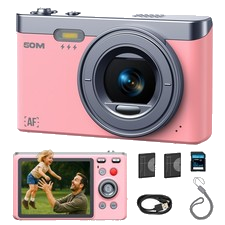 Digitalkamera HD 1080P 50MP Fotokamera Fotoapparat Digitalkamera 16X Digitalzoo