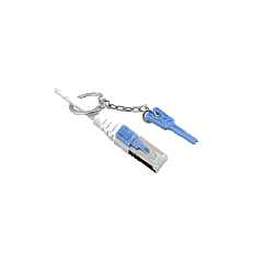 Synergy21 Patchkabel RJ45, CAT6A 500Mhz, 0,5m, grau, S-STP(S/FTP), mit Schloss, AWG26,