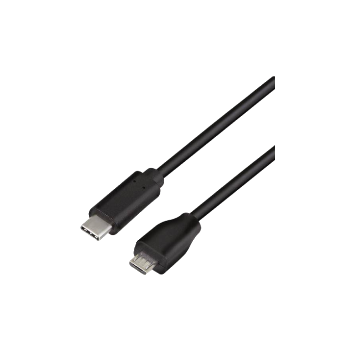 LogiLink USB 2.0 Kabel, USB-C - Micro-USB Stecker, 0,5 m