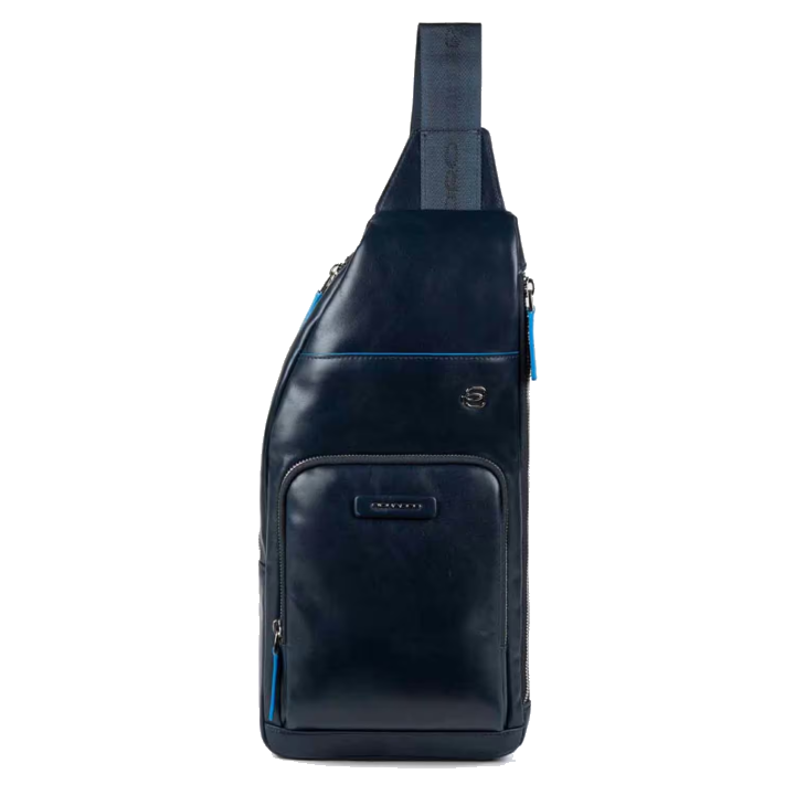 Piquadro Blue Square Revamp Querträgertasche mit iPad®mini-Fach Nachtblau