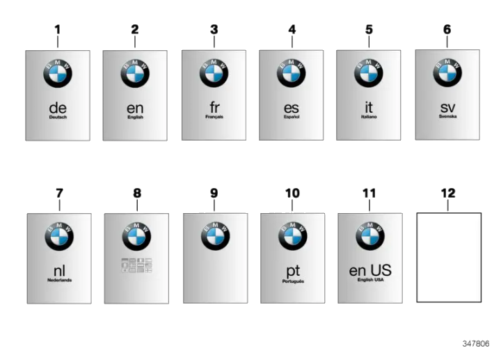 BMW Kurzanleitung Menue/Audio 01408396930 - Bildposition 01