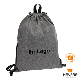 HALFAR Zugbeutel Jersey, grau