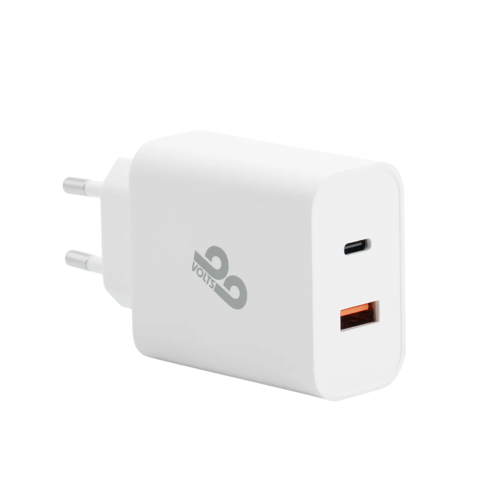 99VOLTS Power Adapter - 38W Power Adapter 18 W USB + 20W USB-C