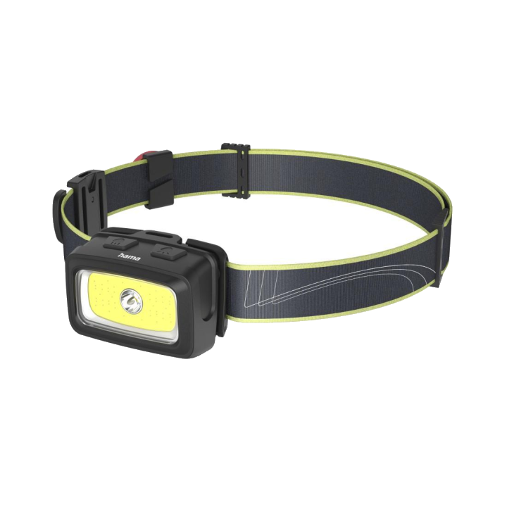 Hama LED Stirnlampe HL350, blau/gelb