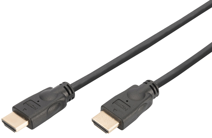 DIGITUS HDMI-Kabel A HighSpeed Ethernet St/St 2.0m schwarz