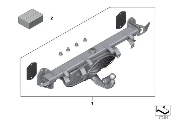 BMW Stiftkontakt MCON 1,2 ELA mit Kabel 61130078160 - Bildpositio