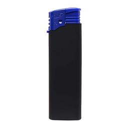 Atomic Feuerzeug SoftTouch, Schwarz/Blau