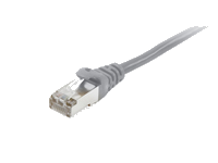 Equip Cat.6A S/FTP Patchkabel, 0.5 m, Grau