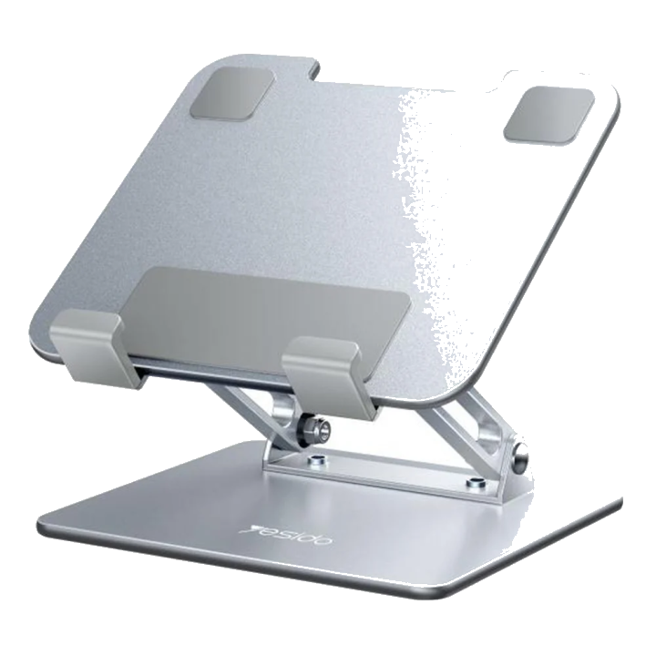 Bürohalterung Yesido C185 für Telefon / Tablet, 4,5 Zoll - 13 Zoll, Silber