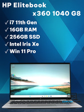 HP EliteBook x360 1040 G8 14 Zoll Intel i7-11th 16GB 256GB SSD 2in1 TOUCH #WP