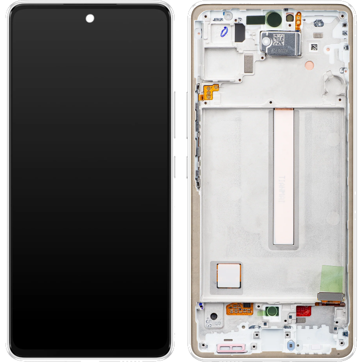 Display / Touchscreen für Samsung Galaxy A53 5G A536 | mit Rahmen | Weiß | Service Pack