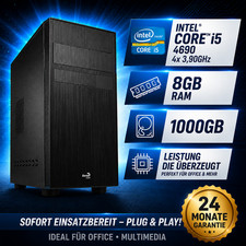 Windows 11 Business PC - Intel i5 4x 3,90GHz 8GB RAM 1000GB Computer Multimedia