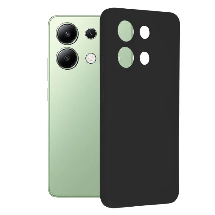 Hülle für Xiaomi Redmi Note 13 4G, Techsuit, Soft Edge, Schwarz
